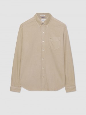 Ben Sherman Beatnik Oxford Garment Dye Ingek Szürke | 572-XWKSFE