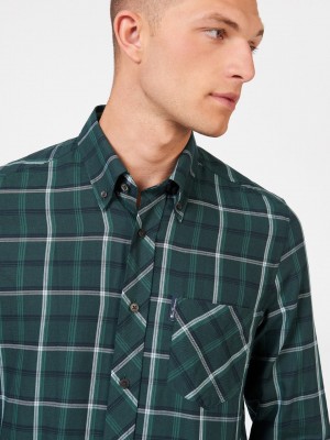 Ben Sherman Grid Check Ingek Zöld | 726-JDLIRC