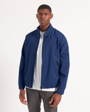 Ben Sherman Waterproof Harrington Kabát Kék | 423-OEHYGW