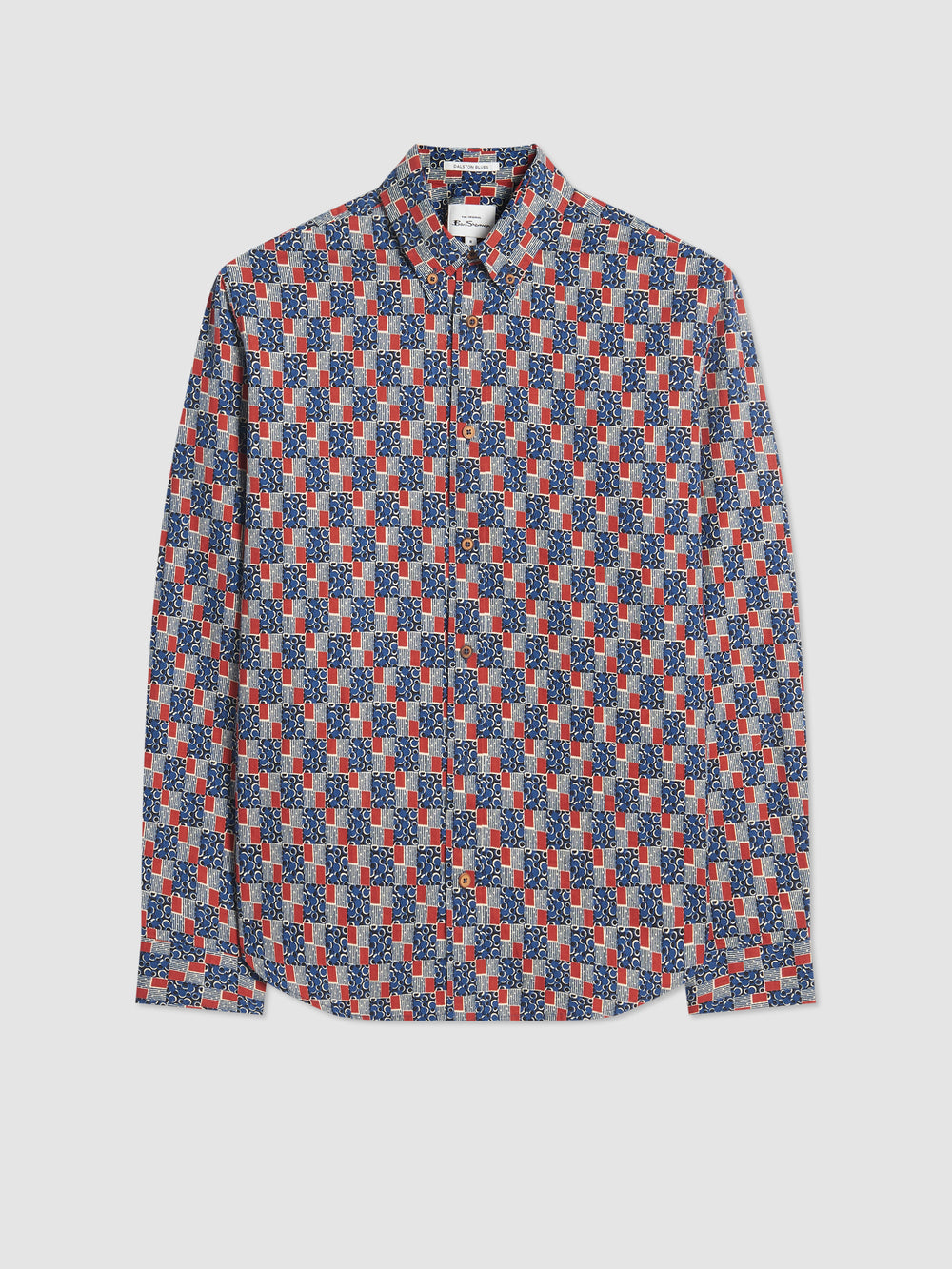 Ben Sherman 1950s Checkerboard Ingek Sötétkék | 482-EFNKUD