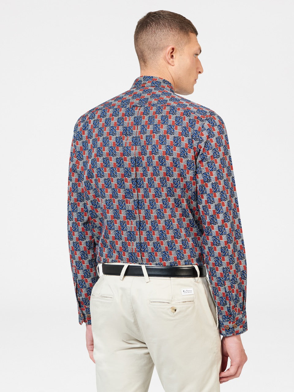 Ben Sherman 1950s Checkerboard Ingek Sötétkék | 482-EFNKUD