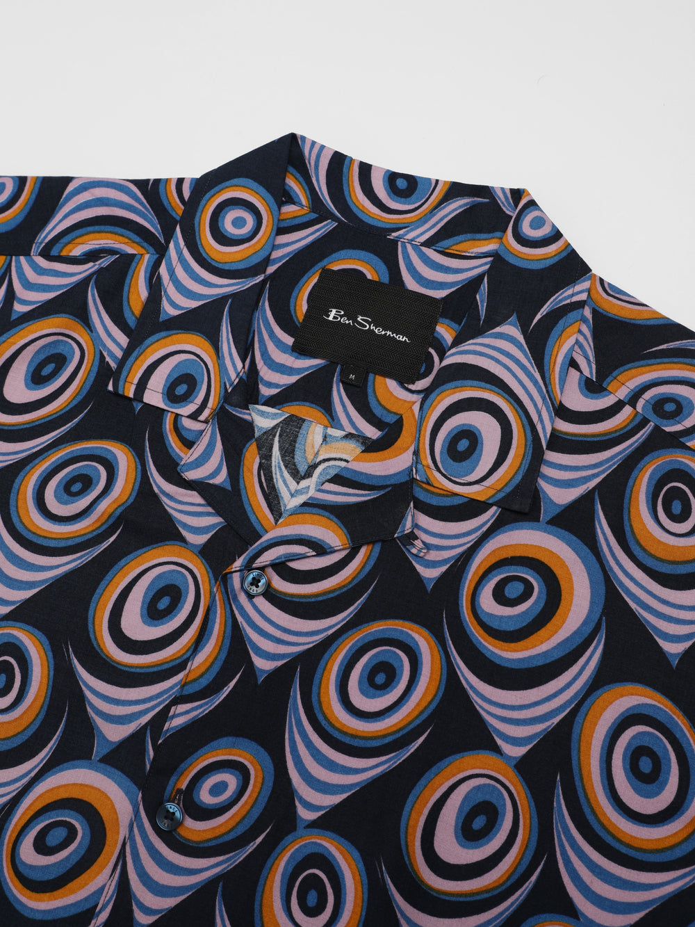 Ben Sherman B by Ben Sherman Psychedelic Print Ingek Lila | 962-VUWDPM