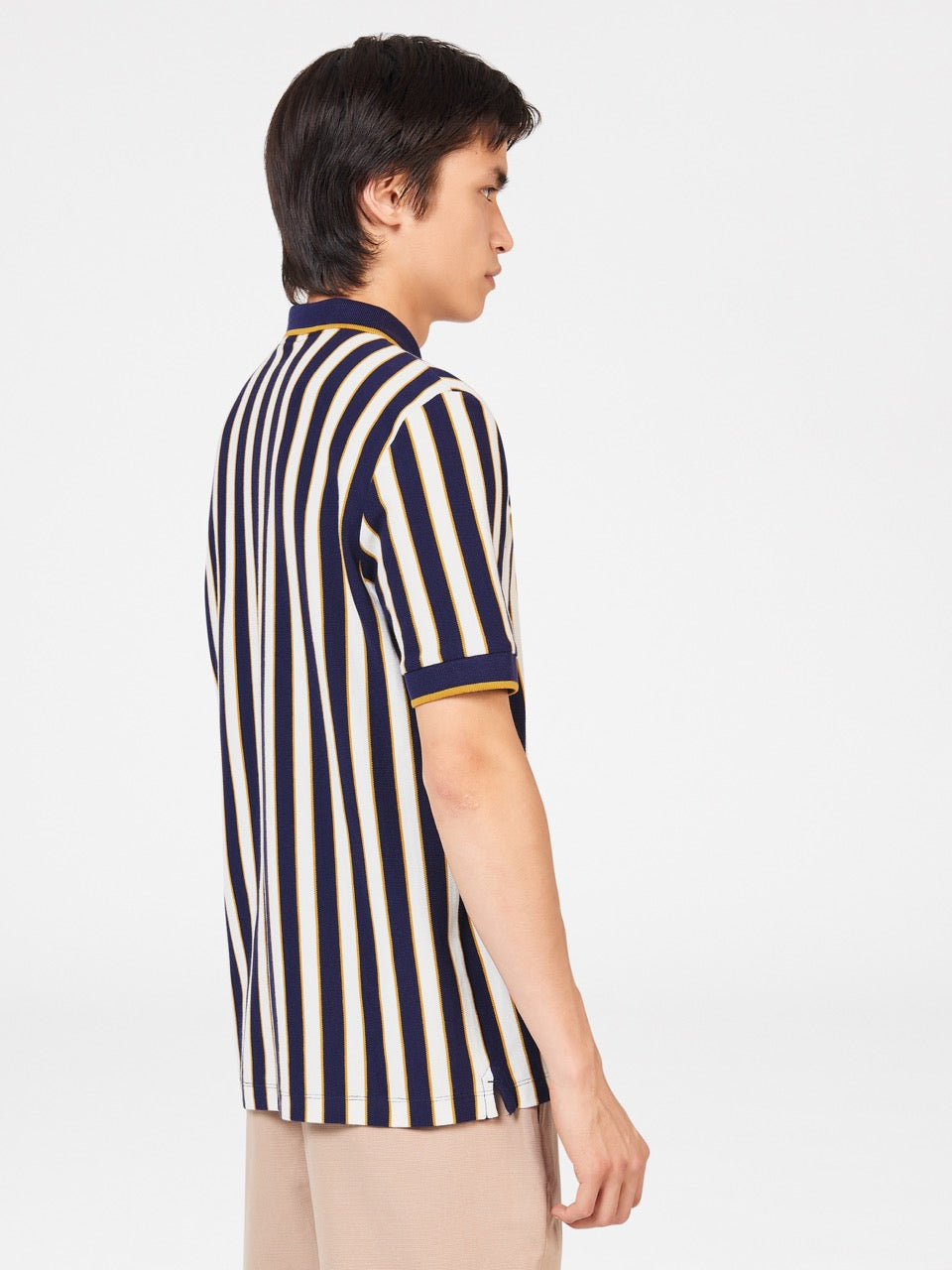 Ben Sherman B by Ben Sherman Vertical Stripe Pólóing Lila | 843-IBTFAN