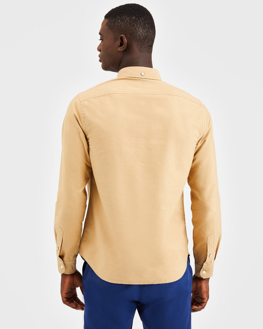 Ben Sherman Beatnik Oxford Garment Dye Ingek Khaki | 436-FJXGSK