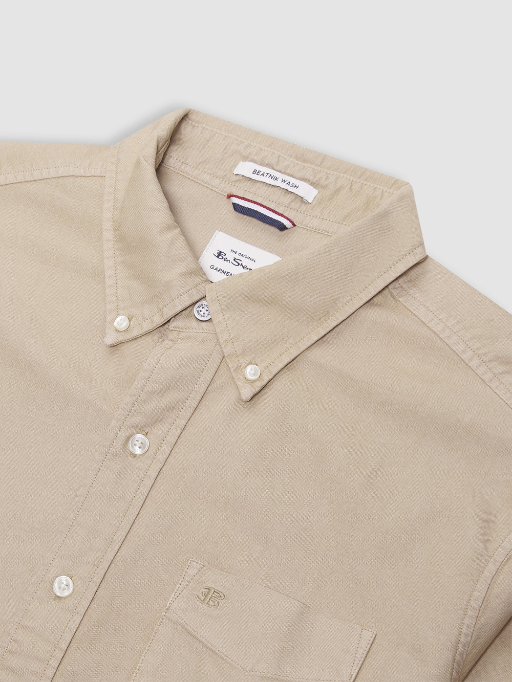 Ben Sherman Beatnik Oxford Garment Dye Ingek Szürke | 572-XWKSFE