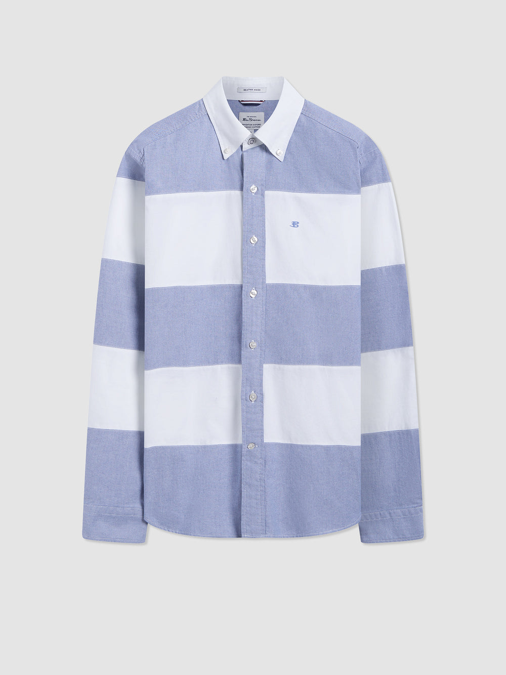 Ben Sherman Brighton Oxford Organic Garment Dye Rugby Ingek Sötétkék | 623-MSXBLD