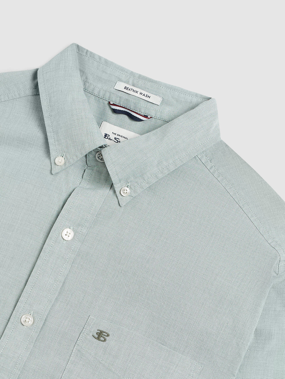 Ben Sherman Brighton Oxford Organic Green Ingek Zöld | 710-XLICHE