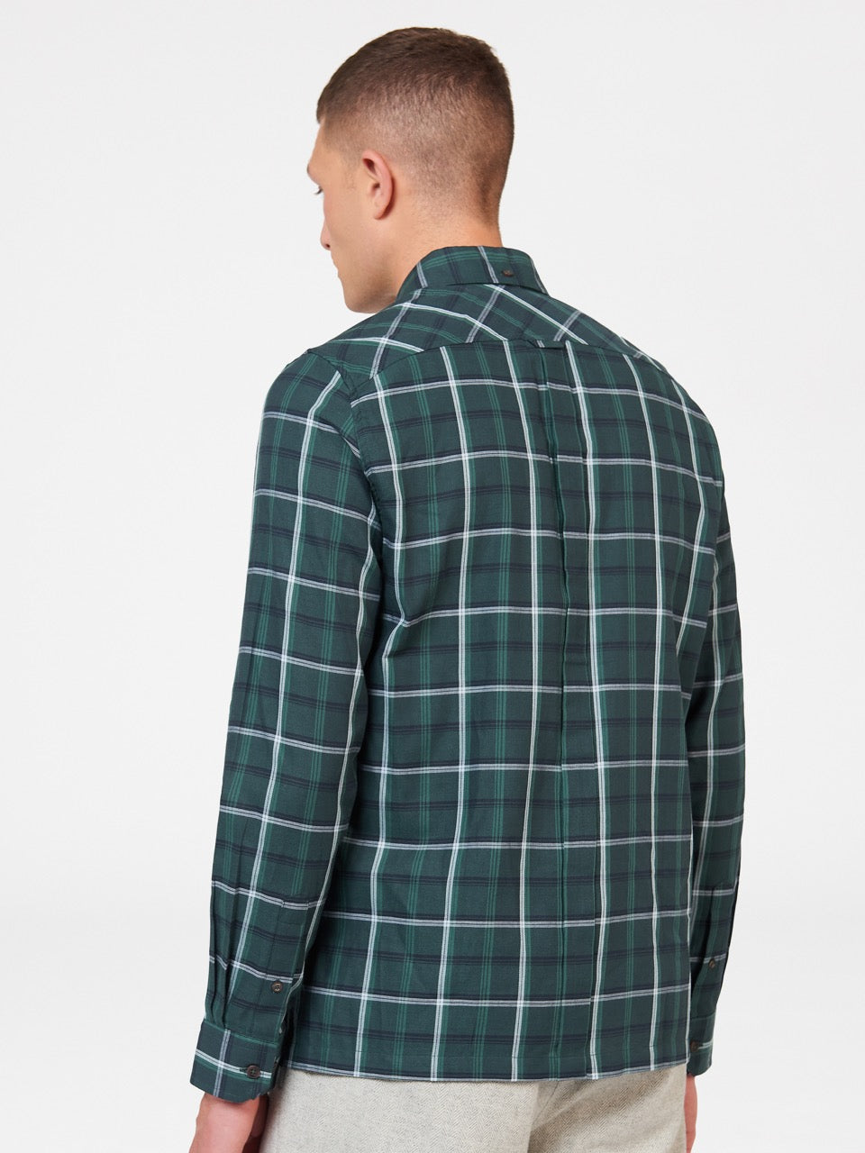 Ben Sherman Grid Check Ingek Zöld | 726-JDLIRC