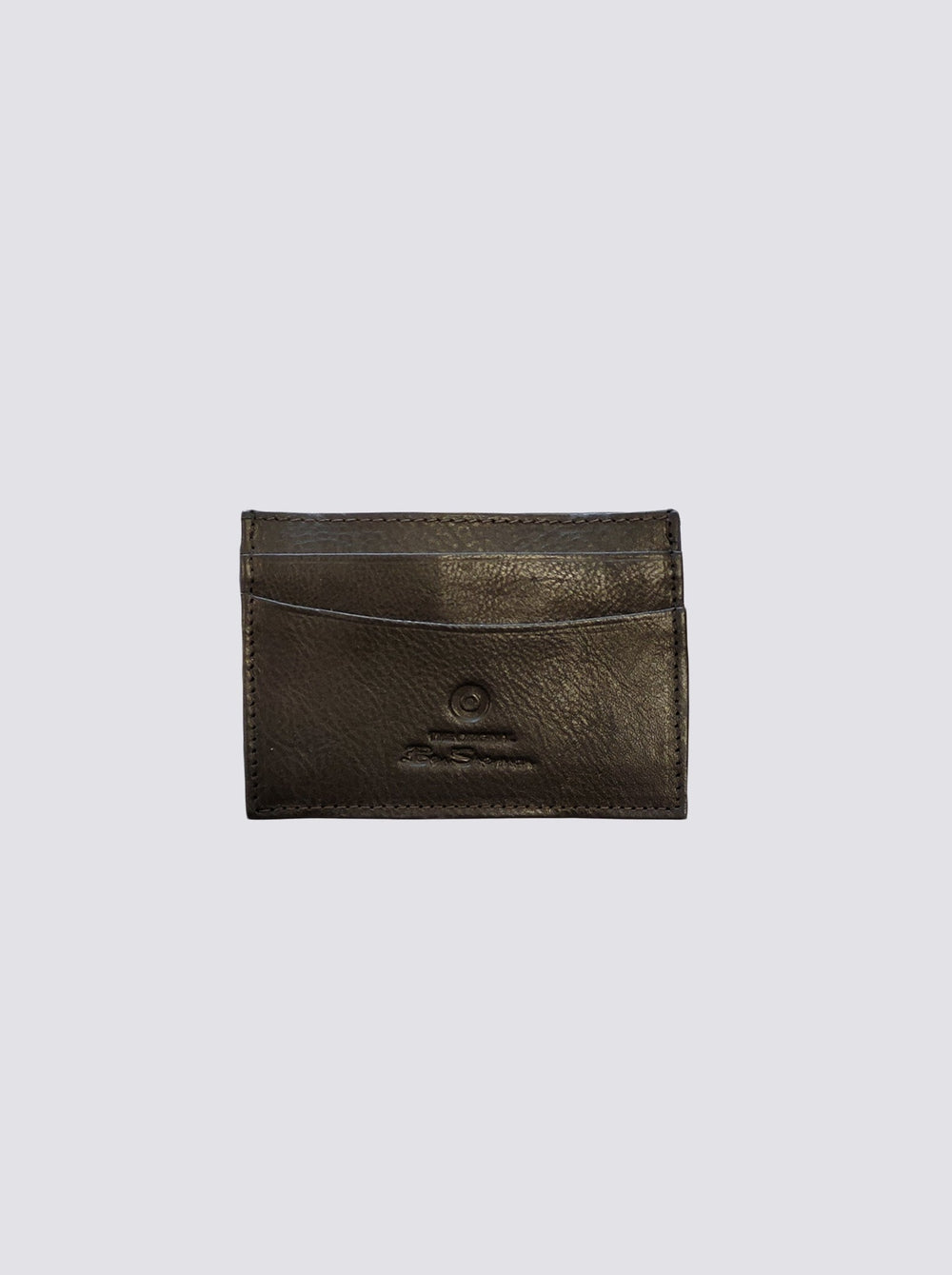 Ben Sherman Koki Leather Card Holder Pénztárca Barna | 973-JLCBRG