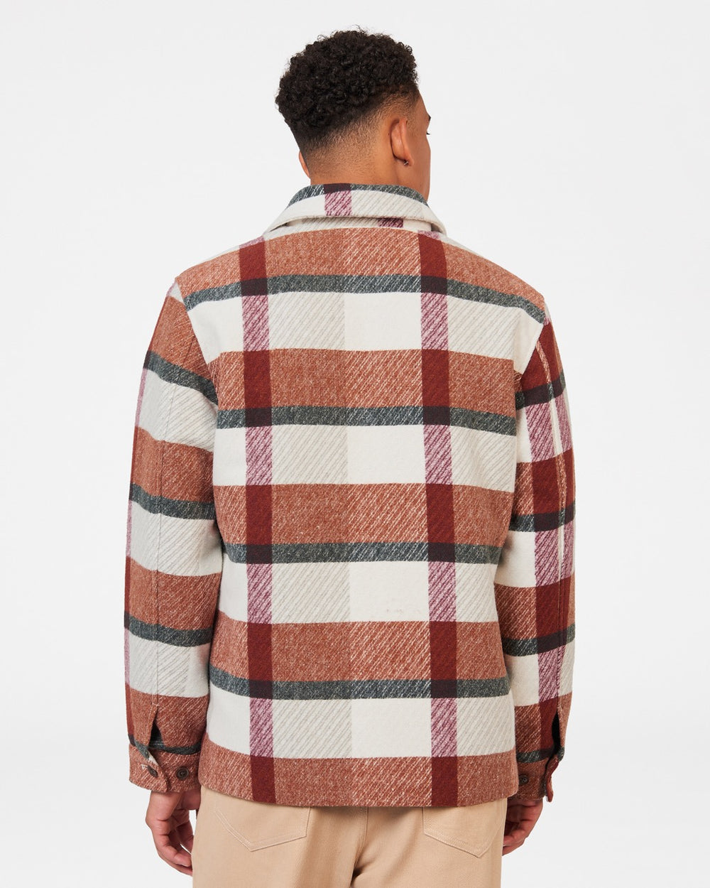 Ben Sherman Plaid Kabát Narancssárga | 769-FSQYGZ