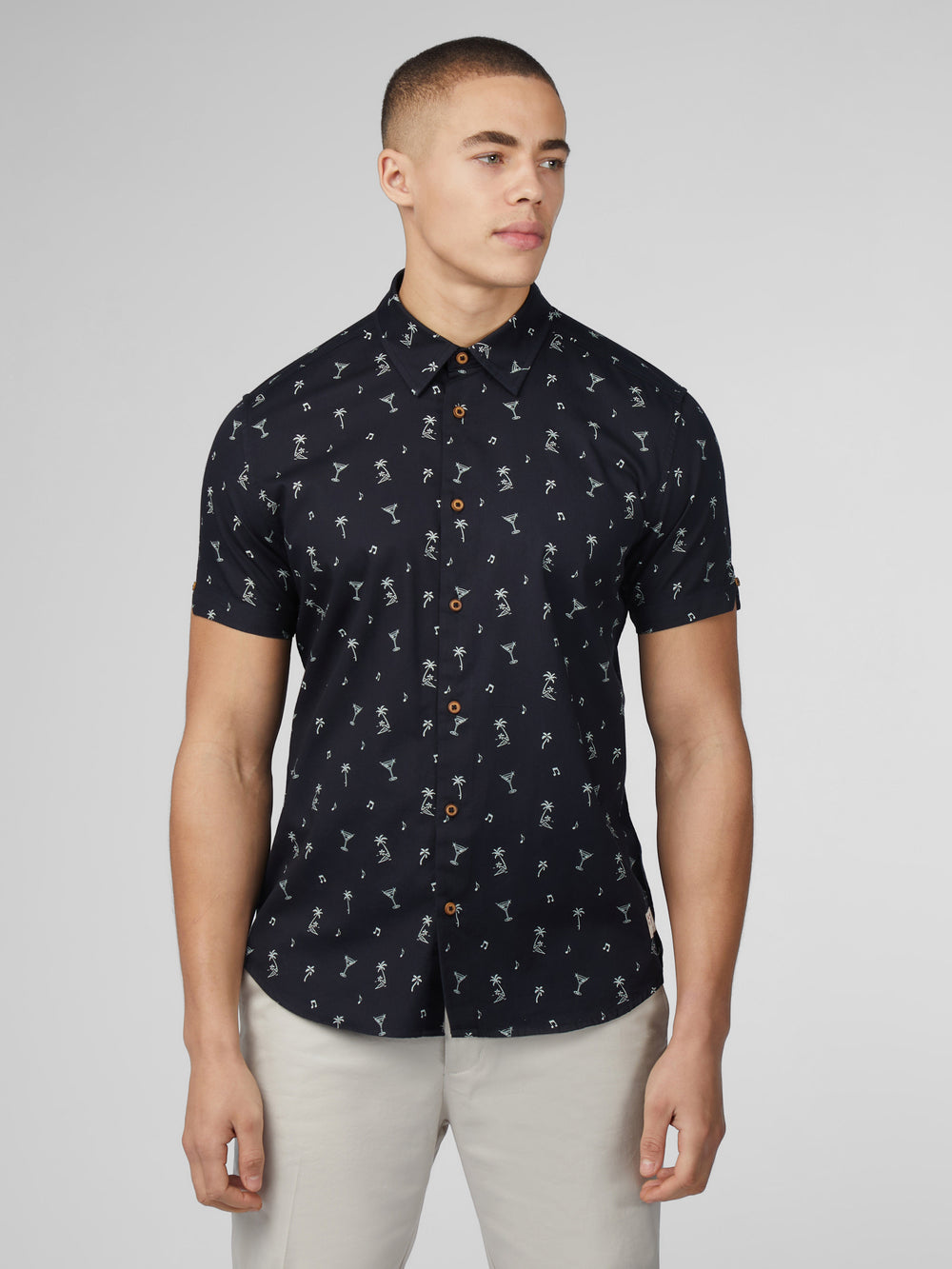 Ben Sherman Scattered Ingek Fekete | 136-YLMPGU