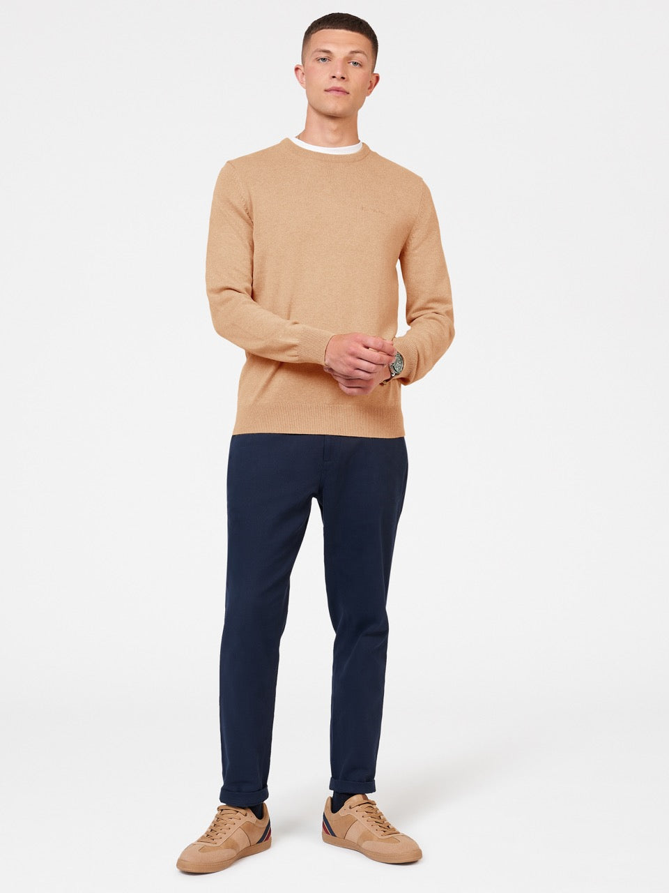 Ben Sherman Signature Crewneck Kötöttáru Szürke | 583-LBCHTZ