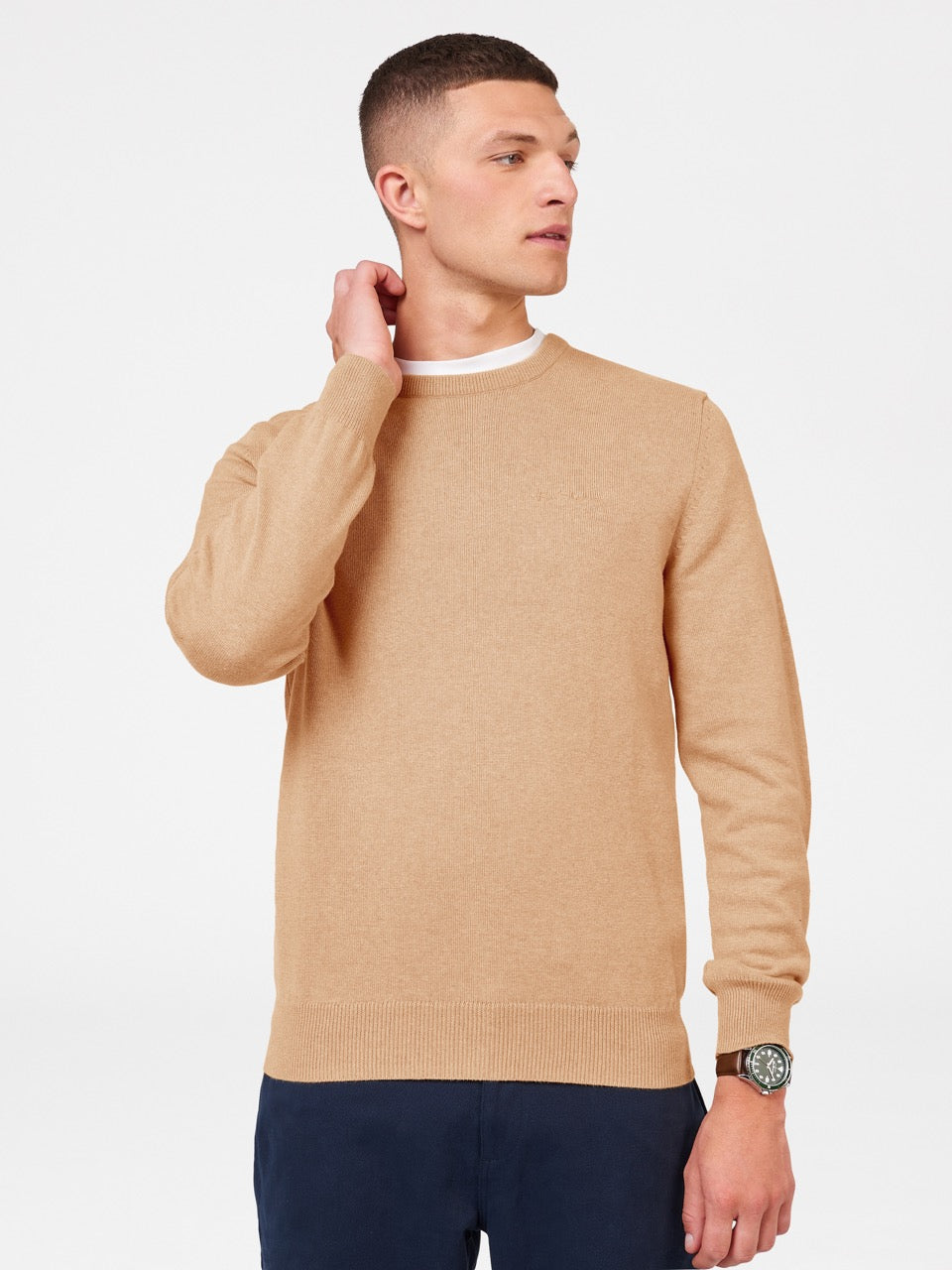 Ben Sherman Signature Crewneck Kötöttáru Szürke | 583-LBCHTZ