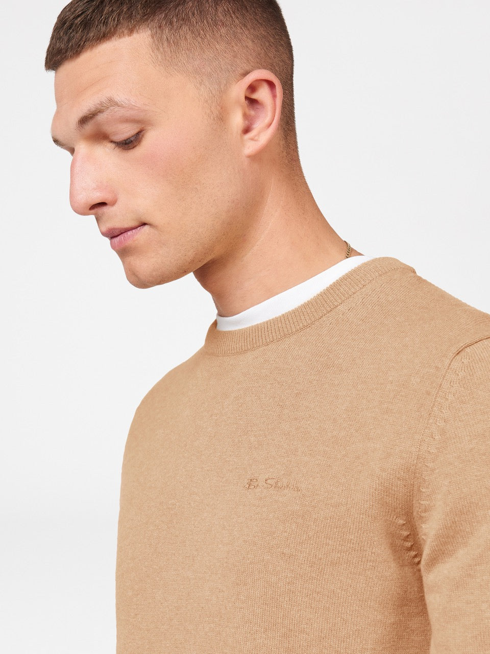 Ben Sherman Signature Crewneck Kötöttáru Szürke | 583-LBCHTZ