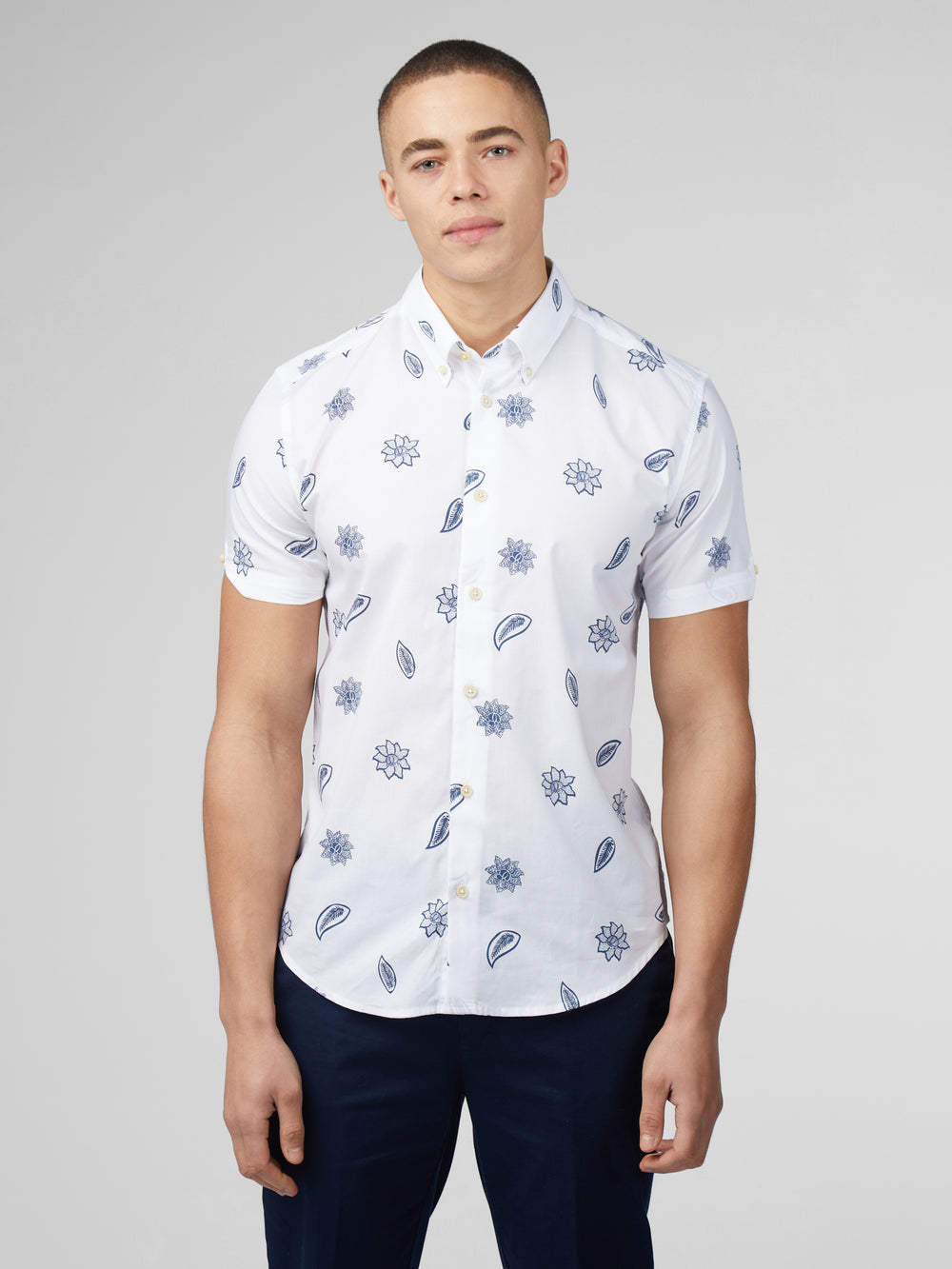 Ben Sherman Signature Floral Ingek Fehér | 613-HLQXFG