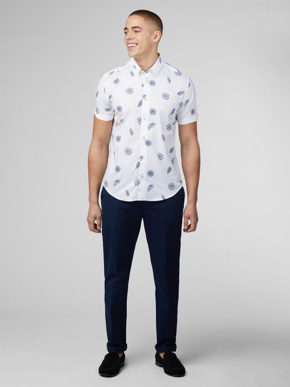 Ben Sherman Signature Floral Ingek Fehér | 613-HLQXFG