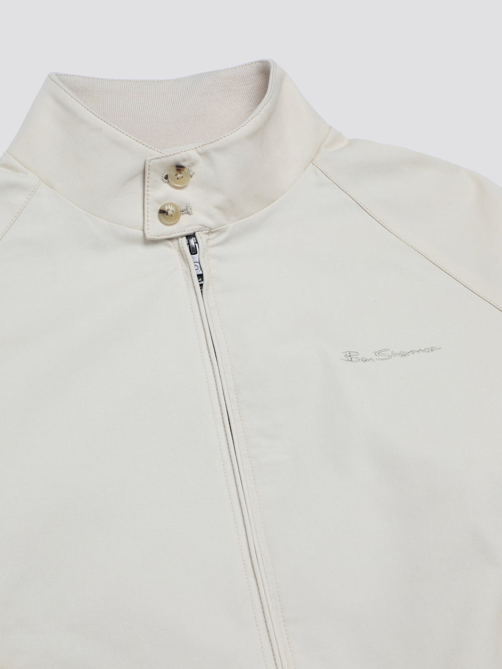 Ben Sherman Signature Harrington Kabát Krém | 672-YWZKCQ