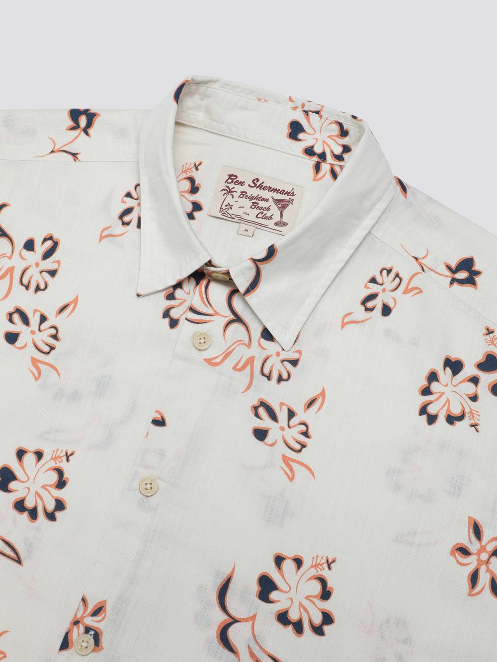 Ben Sherman Signature Linear Floral Ingek Fehér | 241-MGDHAC