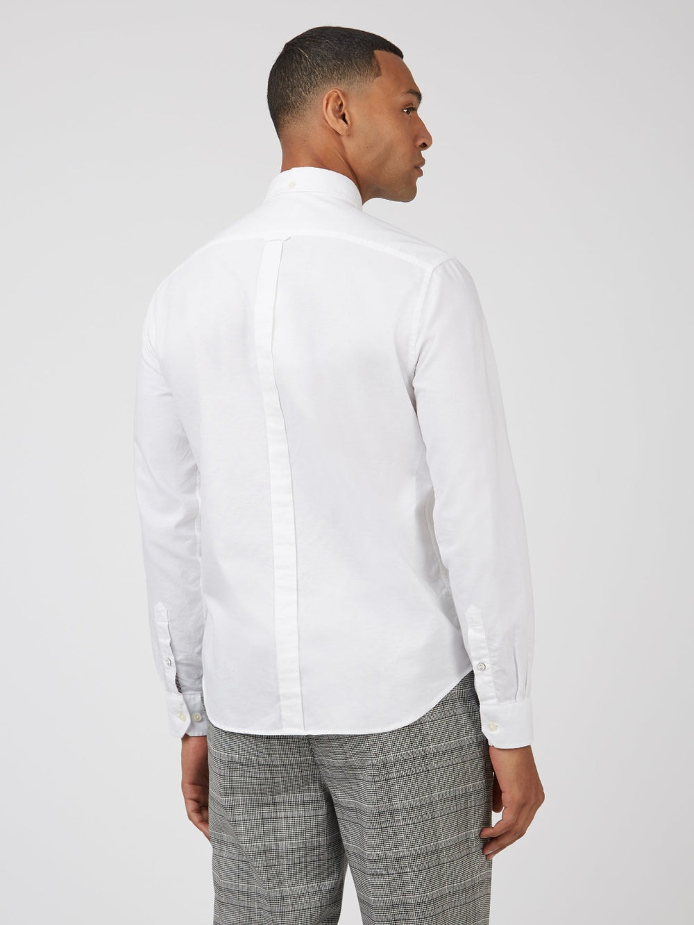 Ben Sherman Signature Organic Long-Sleeve Oxford Ingek Fehér | 471-NMXBQS