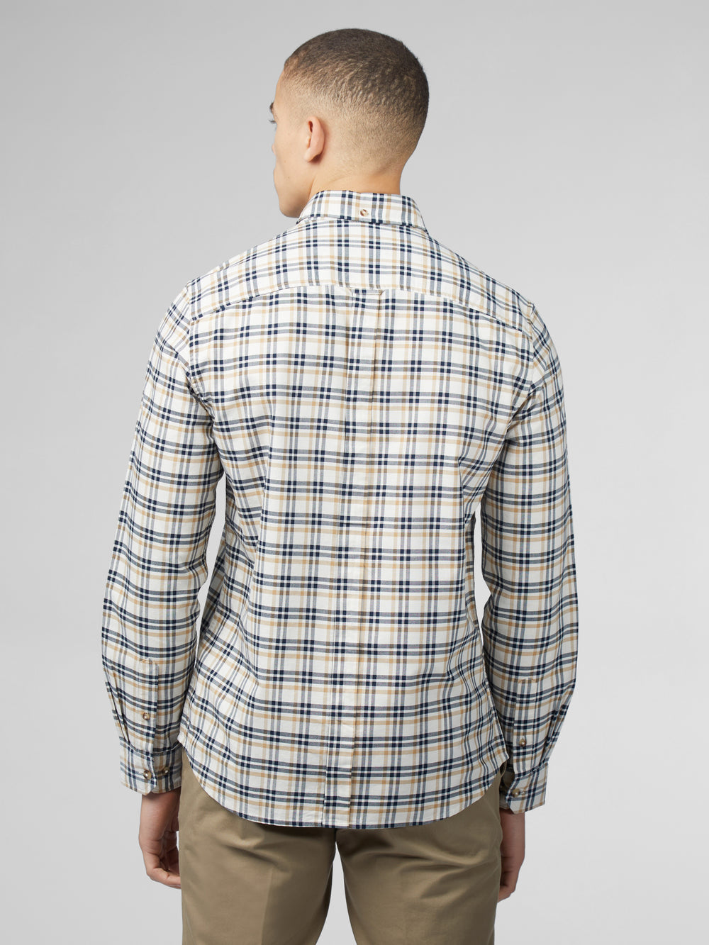 Ben Sherman Signature Oxford Check Ingek Fehér | 695-FUSNHA