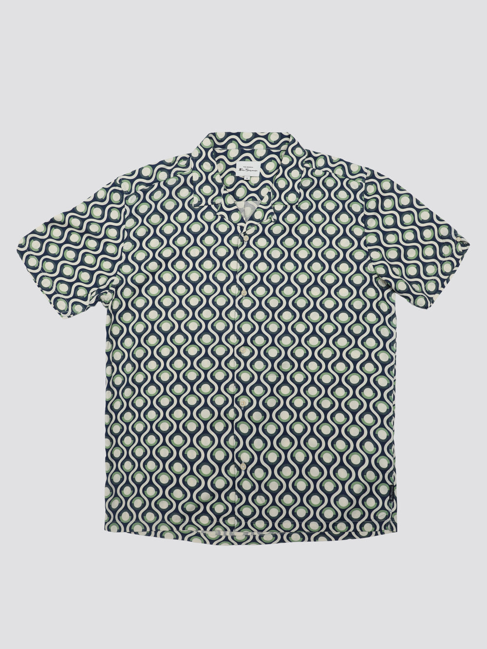 Ben Sherman Signature Retro Geo Ingek Zöld | 608-YLDFAP