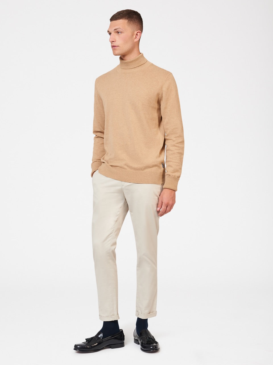 Ben Sherman Signature Roll Neck Kötöttáru Szürke | 034-KEOHMS