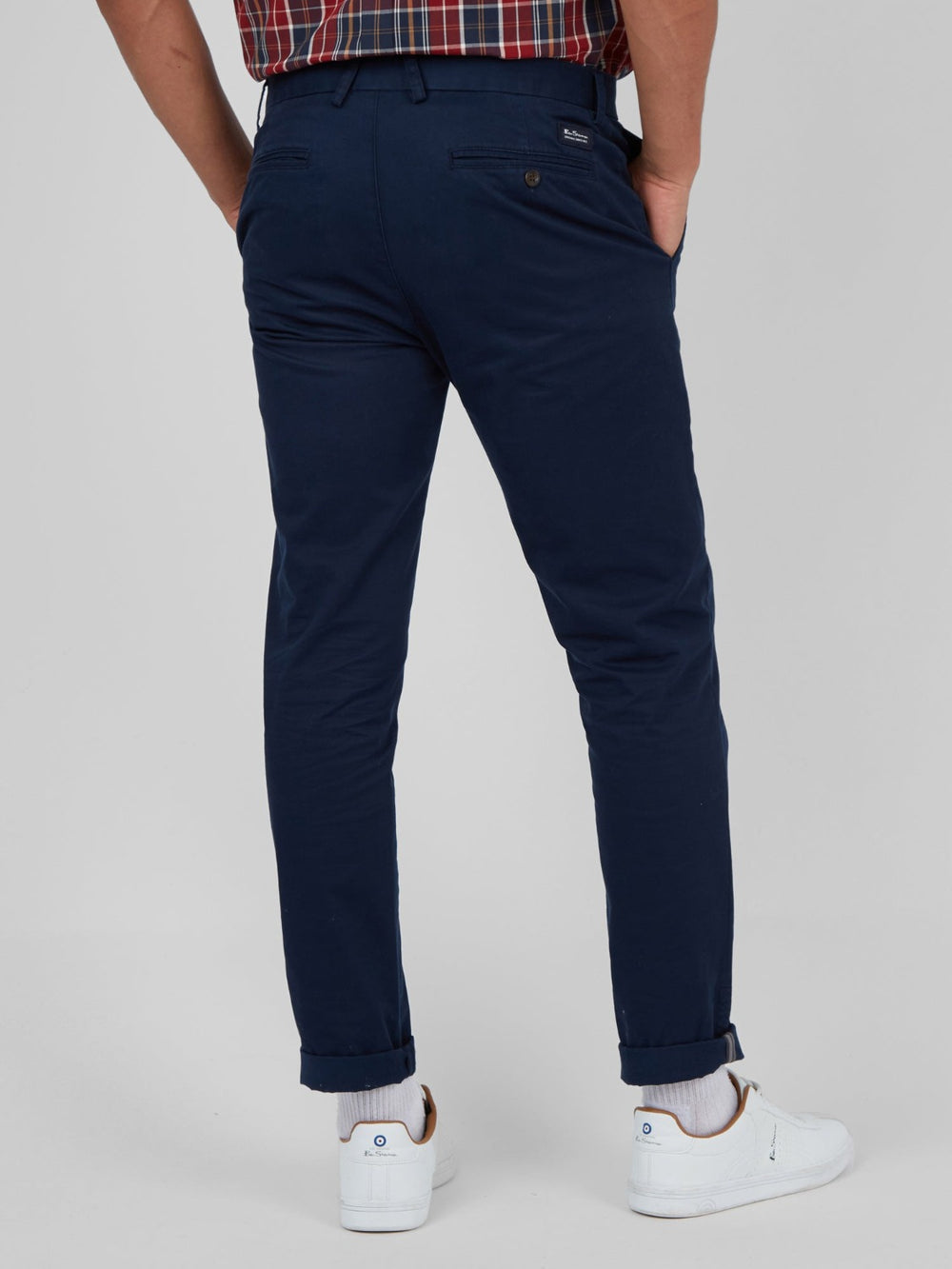 Ben Sherman Signature Skinny Stretch Chino Nadrág Sötétkék | 542-VSGJFP