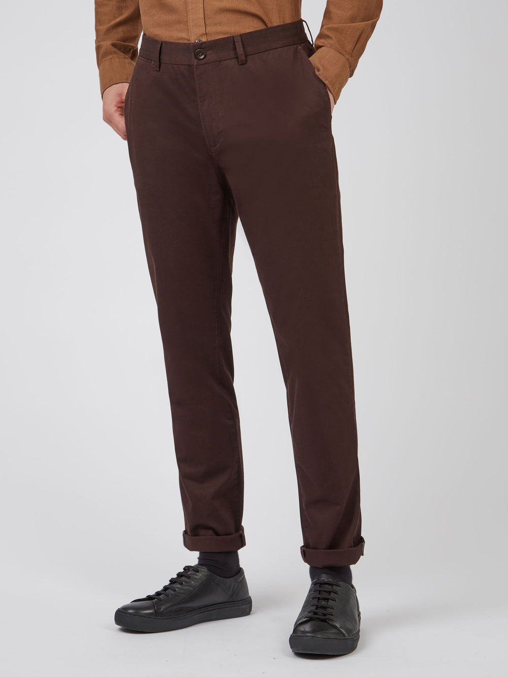 Ben Sherman Signature Slim Stretch Chino Nadrág Piros | 350-BWGPKU