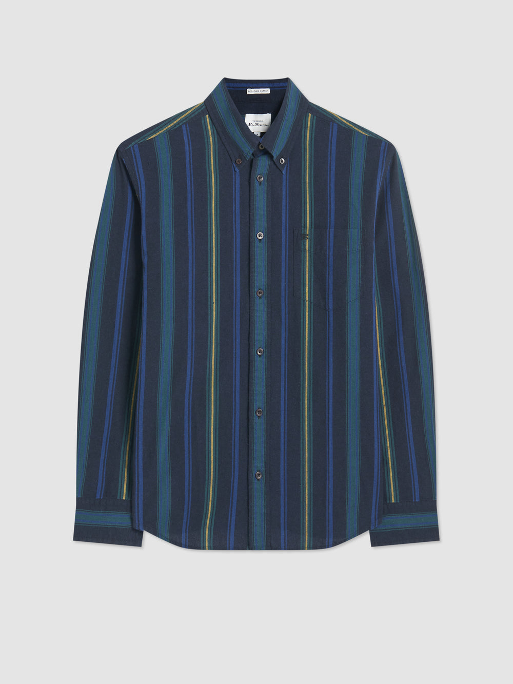 Ben Sherman Signature Striped Oxford Ingek Zöld | 510-ROXFDZ