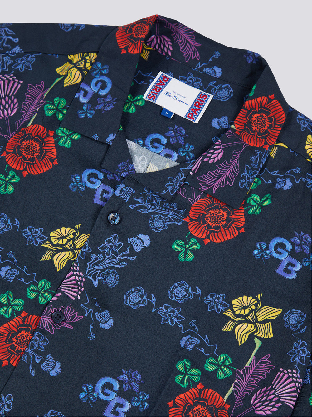 Ben Sherman Team GB Floral Ingek Sötétkék | 021-DTKIOM